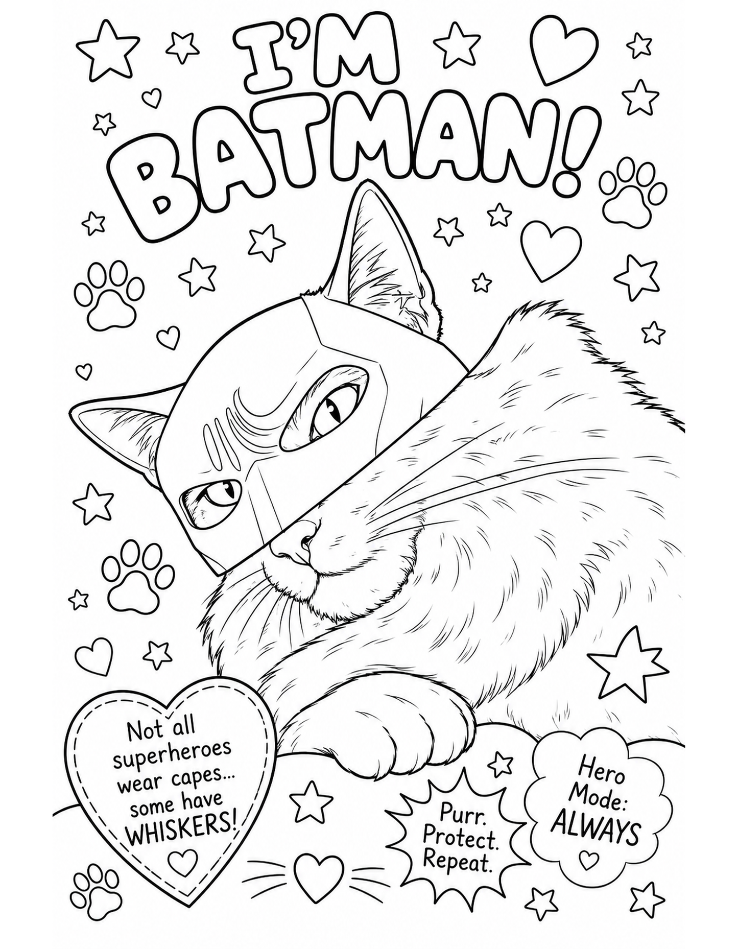 LC & Friends Rescue Cats Coloring Book + Crayon Bundle 🐾🖍️